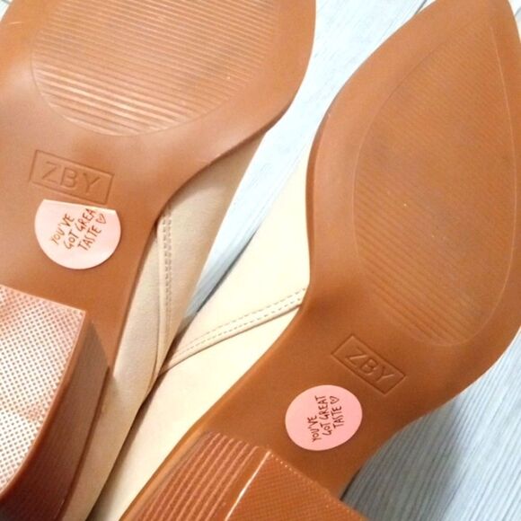 (36-3613)   ZBY Womens Pointed Toe Cut  Ankle Boots Sz 7 - Picture 8 of 13